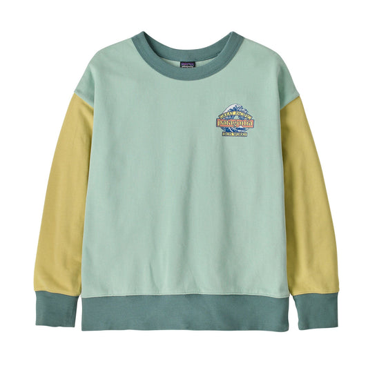 Kids' Crewneck Sweatshirt Great Waves: Thin Ice