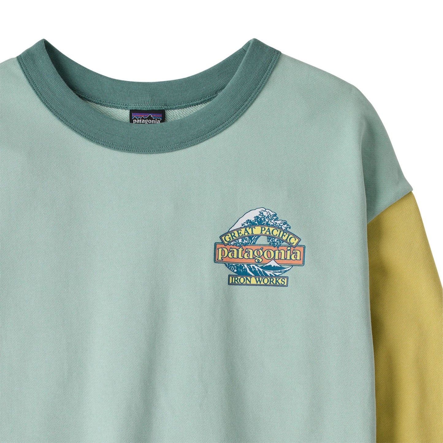 Kids' Crewneck Sweatshirt Great Waves: Thin Ice