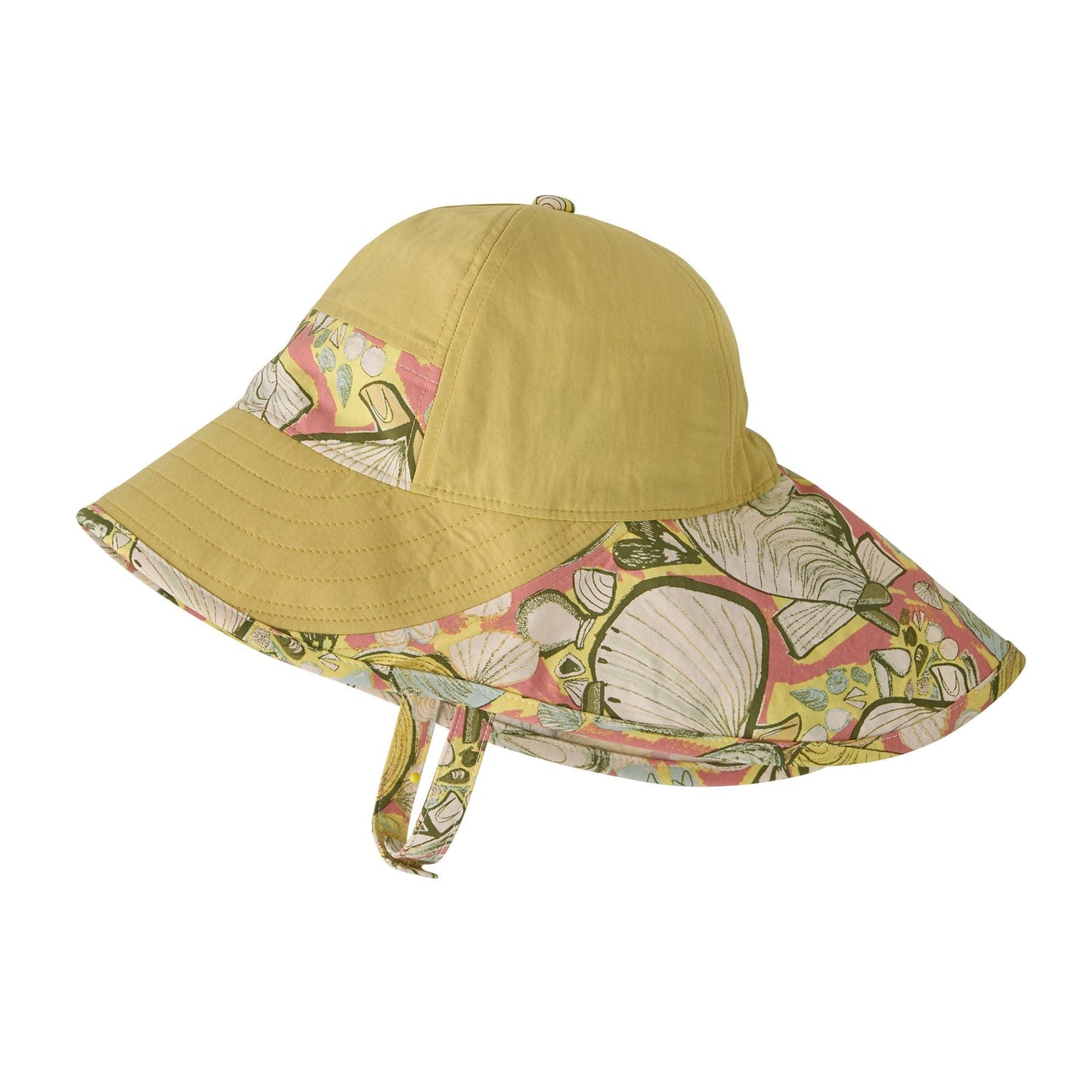 Baby Block-the-Sun Hat Limestone Yellow
