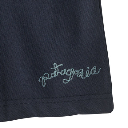 Kids Sweatshorts Organic In Conversion Wiggle Fitz: New Navy