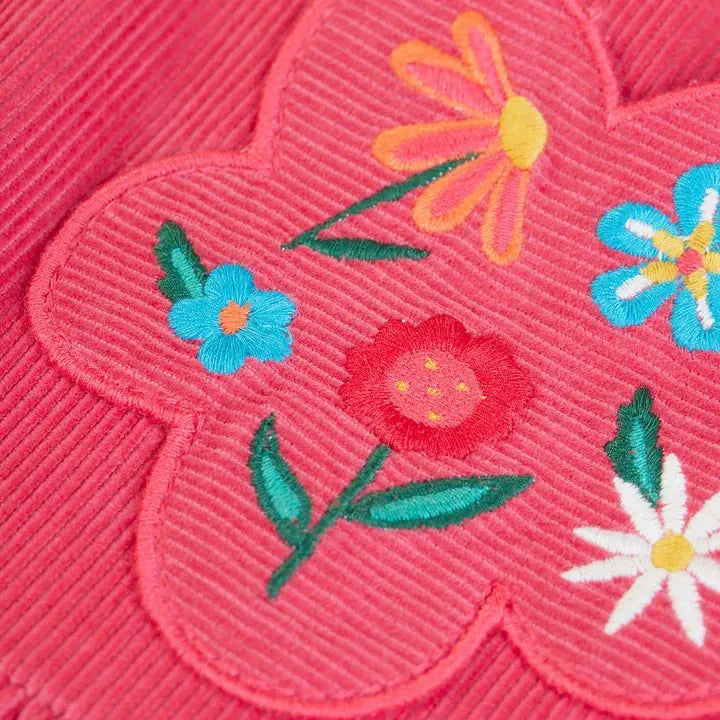 Isla Dungaree Dress Rose/Flowers