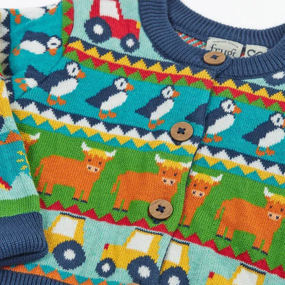 Robyn Fairisle Cardigan Farm Fair Isle