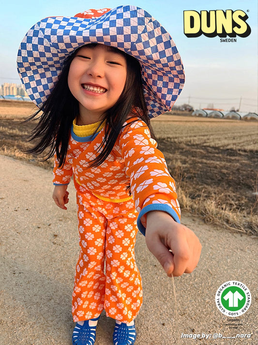 Clover Baggy Pants Vibrant Orange