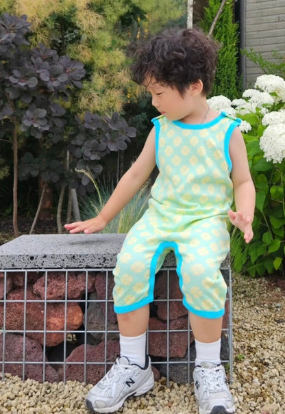 DUNS Clover Playsuit Green Ash
