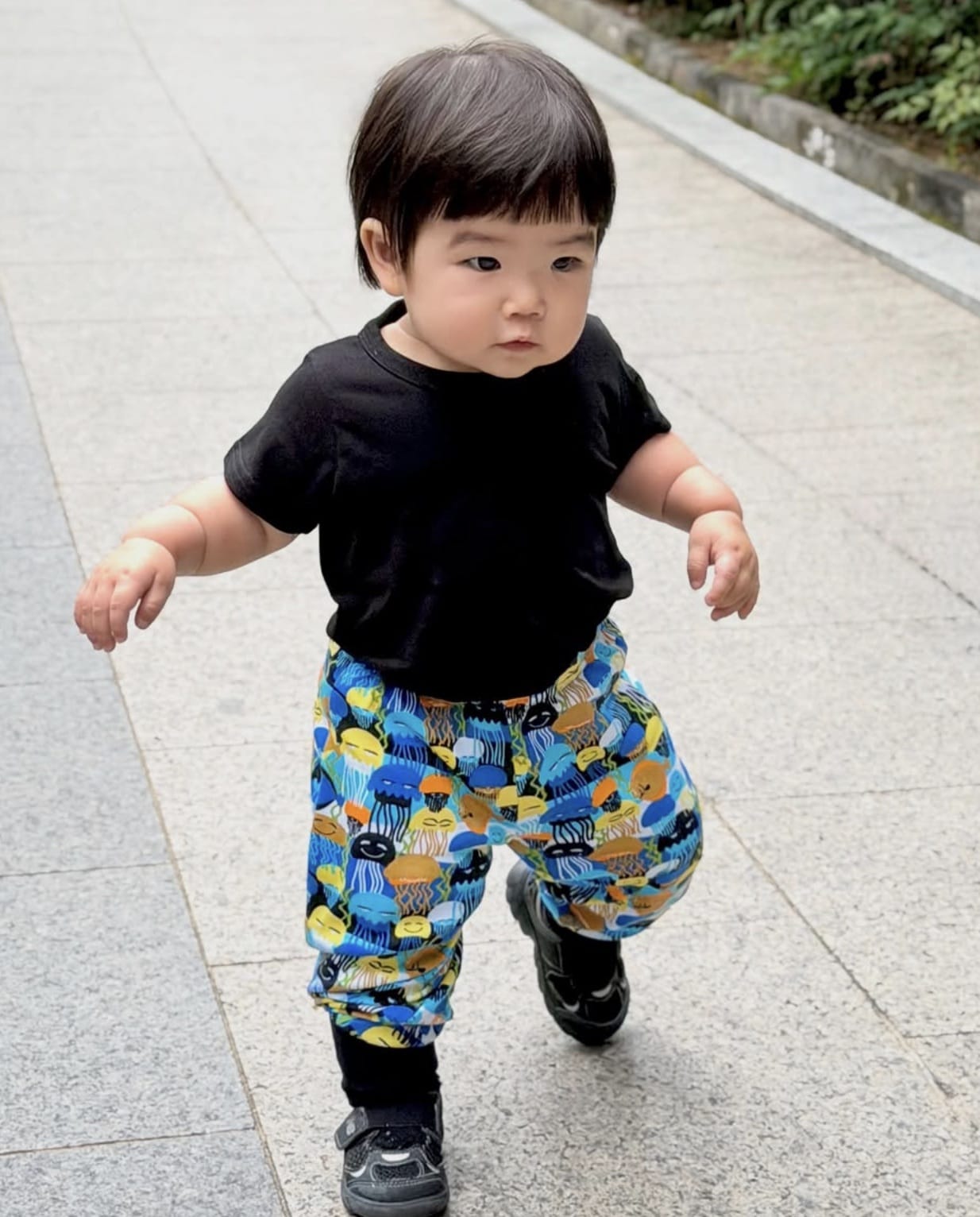 DUNS Jellyfish Baggy Pants Black