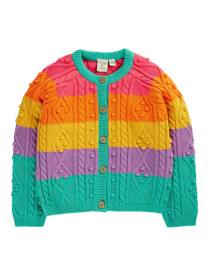 Clay Cable Knit Cardigan