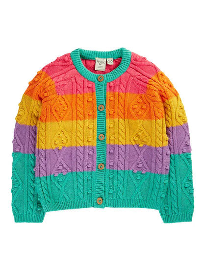 Clay Cable Knit Cardigan
