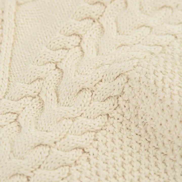 Clyde Cable Knit Jumper Natural/ Highlands