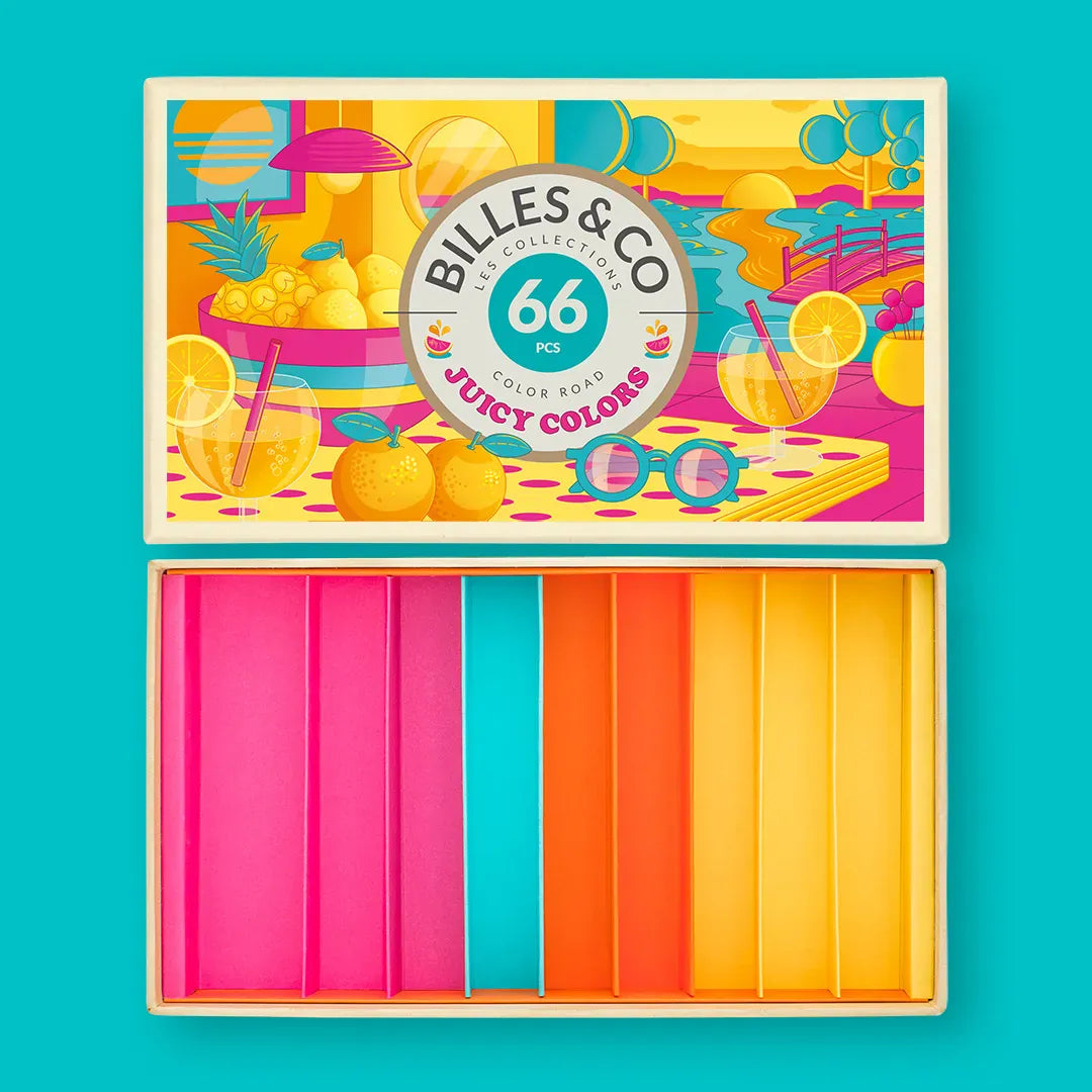 Juicy Colours Marbles Box - 66 Pieces