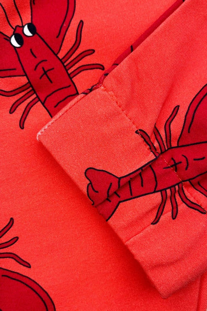 Dear Sophie Lobster Sweatpants Red