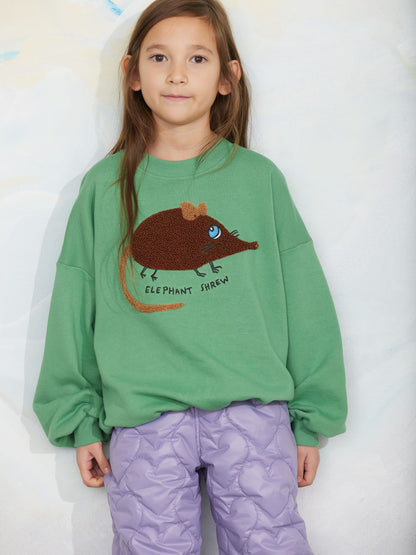 Mini Rodini Elephant Shrew Chenille Sweatshirt