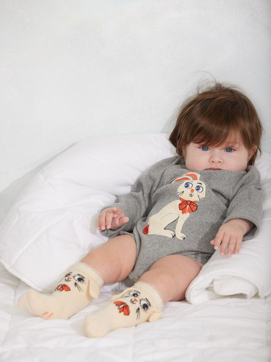 Mini Rodini Rabbit Application Long Sleeve Body