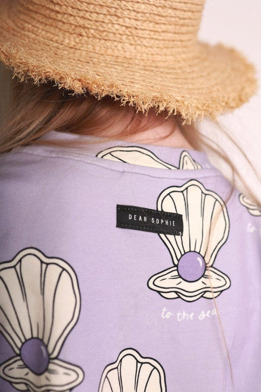 Shell Puff Sweatshirt Violet