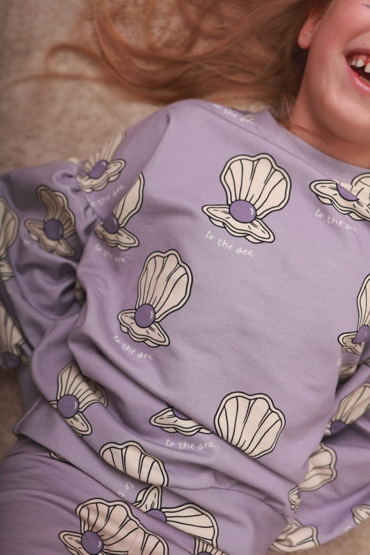 Dear Sophie Shell Puff Sweatshirt Violet