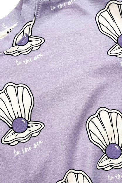 Dear Sophie Shell Puff Sweatshirt Violet