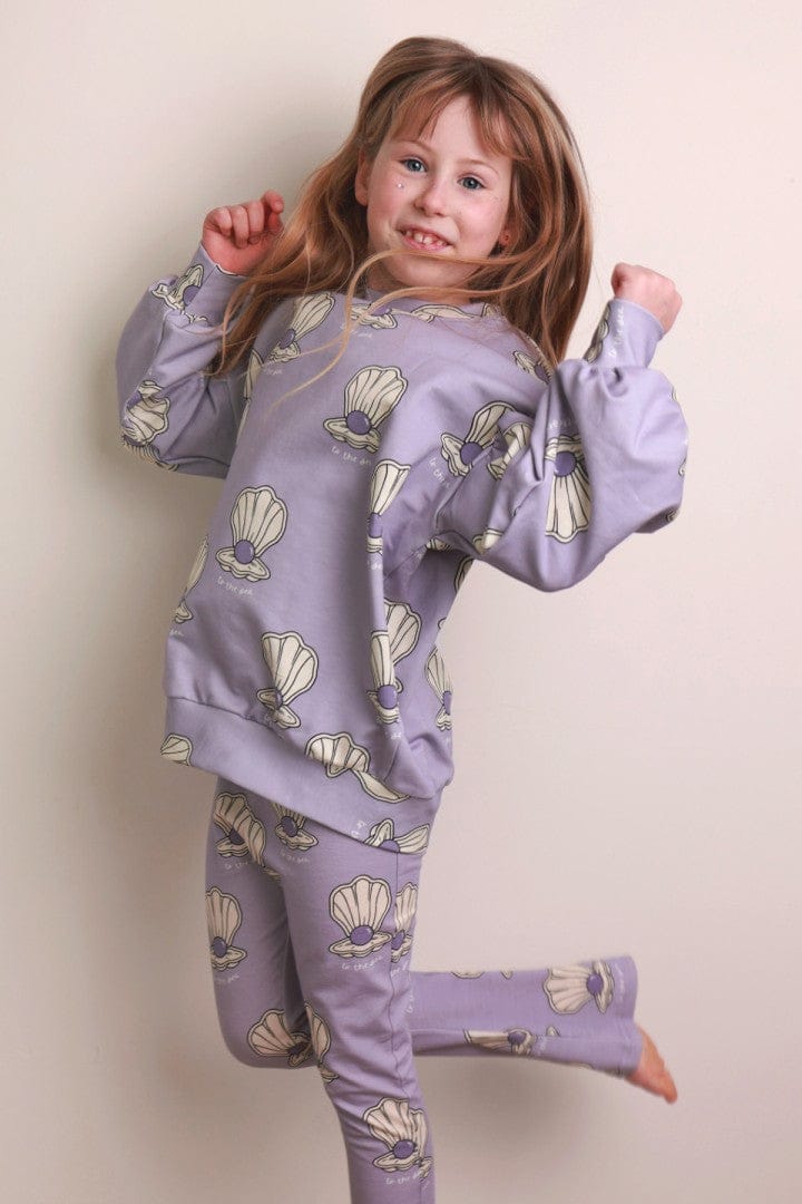 Dear Sophie Shell Puff Sweatshirt Violet