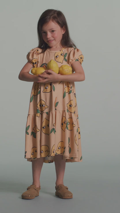 Lemon Puff Dress