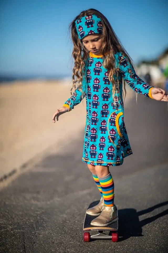 Bamboo Rainbow Stripe Knee High Socks