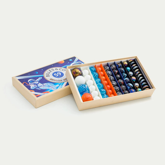 Space Mission Marbles Box - 59 Pieces