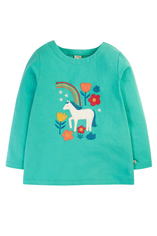 Anna Horse Appliqué Top [only 2-3 Years left]