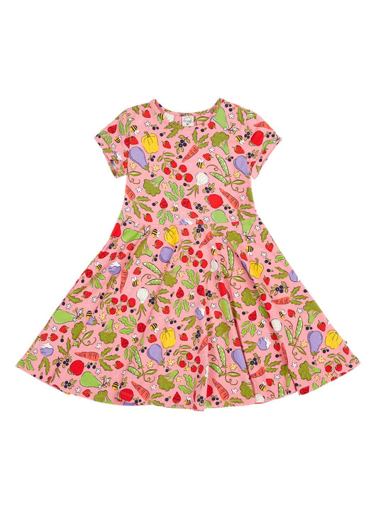 Spring Skater Dress Grow Happiness
