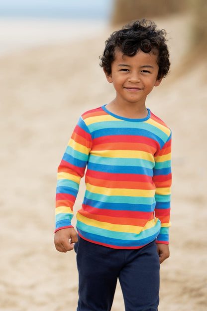 Favourite Long Sleeve Shirt Rainbow Stripe