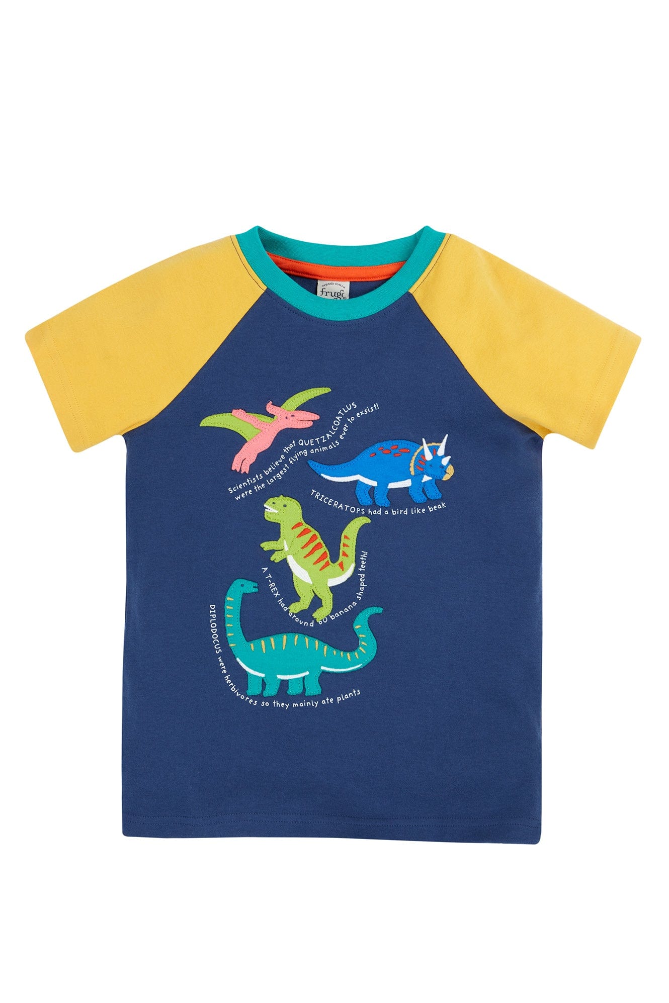 Renny Raglan T-Shirt Navy Blue/Dino