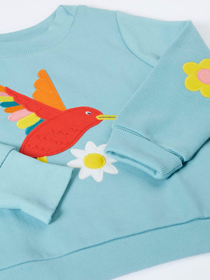Frugi Easy On Jumper Lichen/Hummingbird