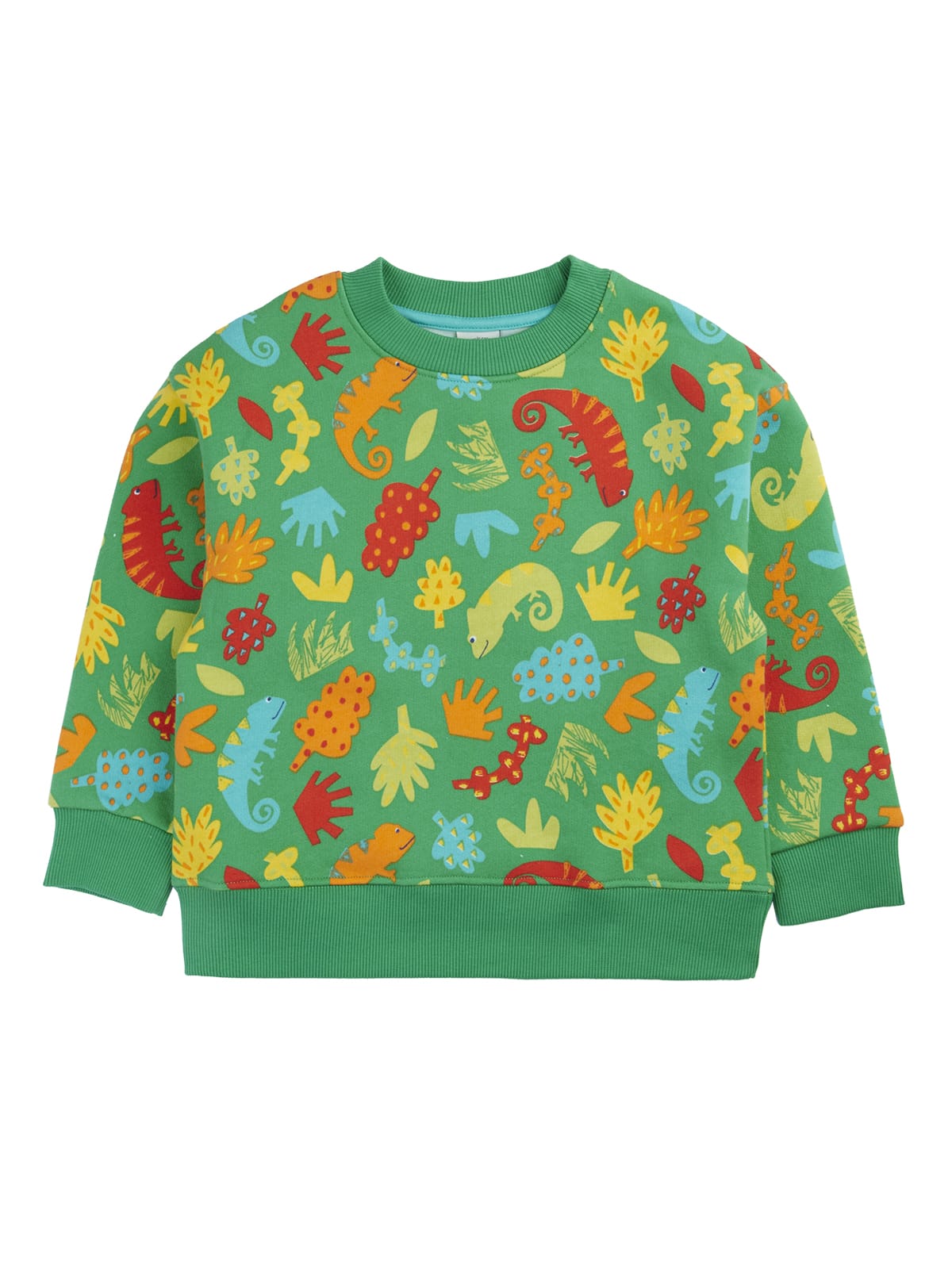 Frugi Superb Sweatshirt Chameleon Camp