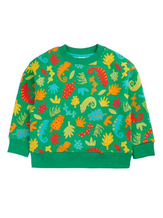 Frugi Superb Sweatshirt Chameleon Camp