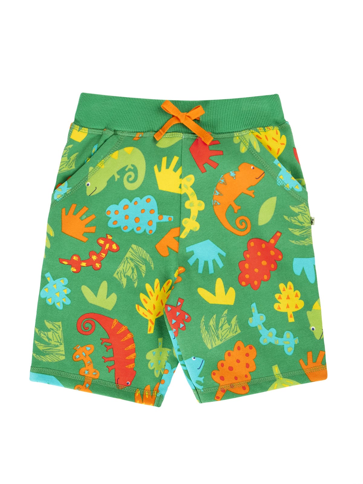 Frugi Samson Printed Shorts Chameleon Camp