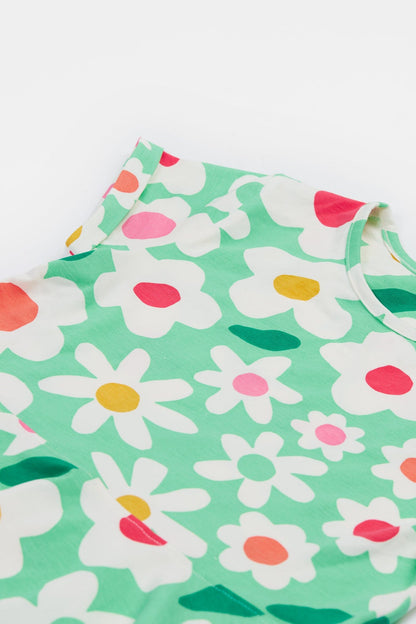 Spring Skater Dress Daisy Field