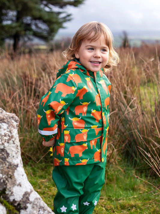 Frugi Highland Grazing Puddle Buster Coat