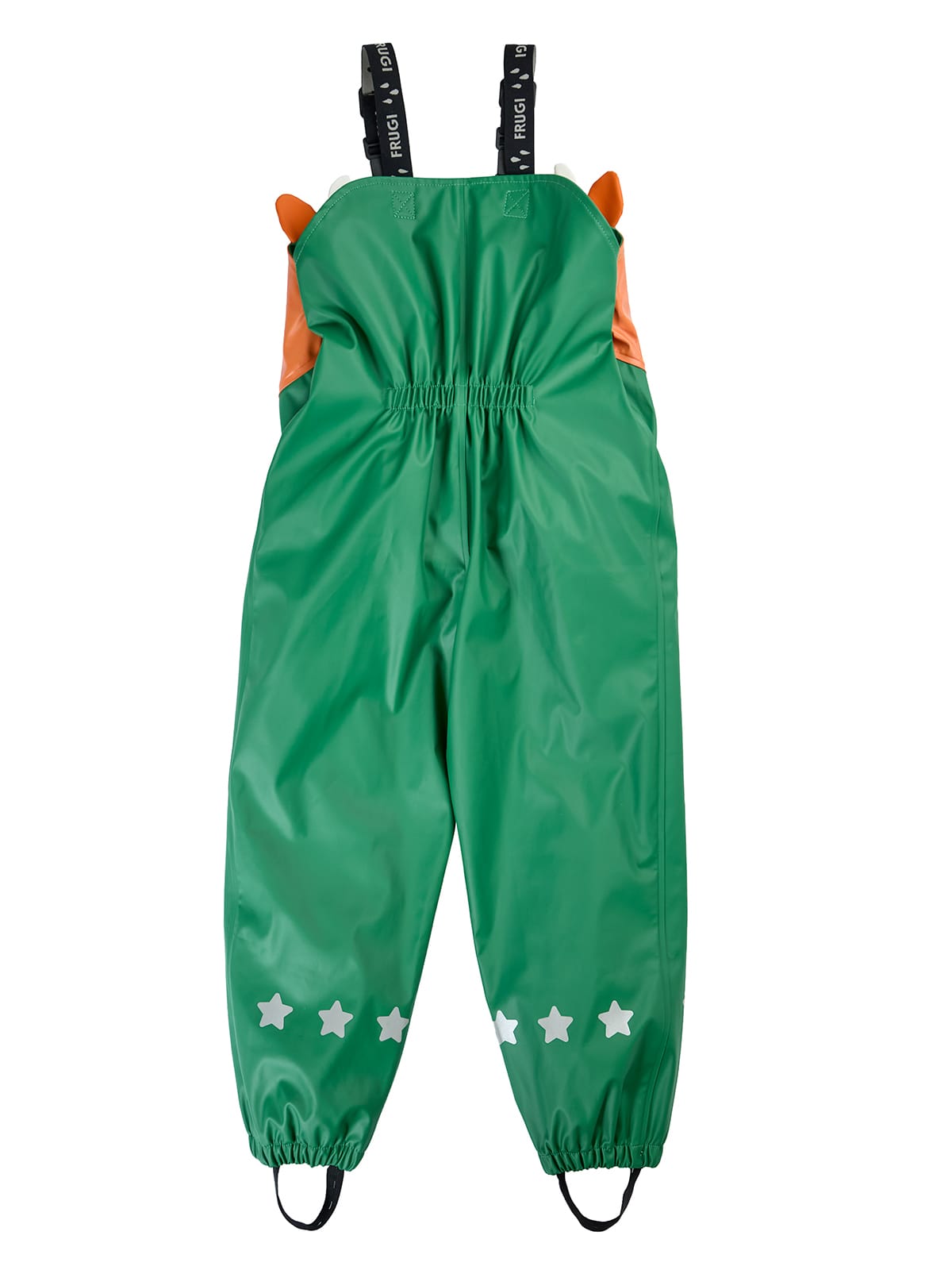 Frugi Character Puddle Buster Trousers Holly Green/Cow