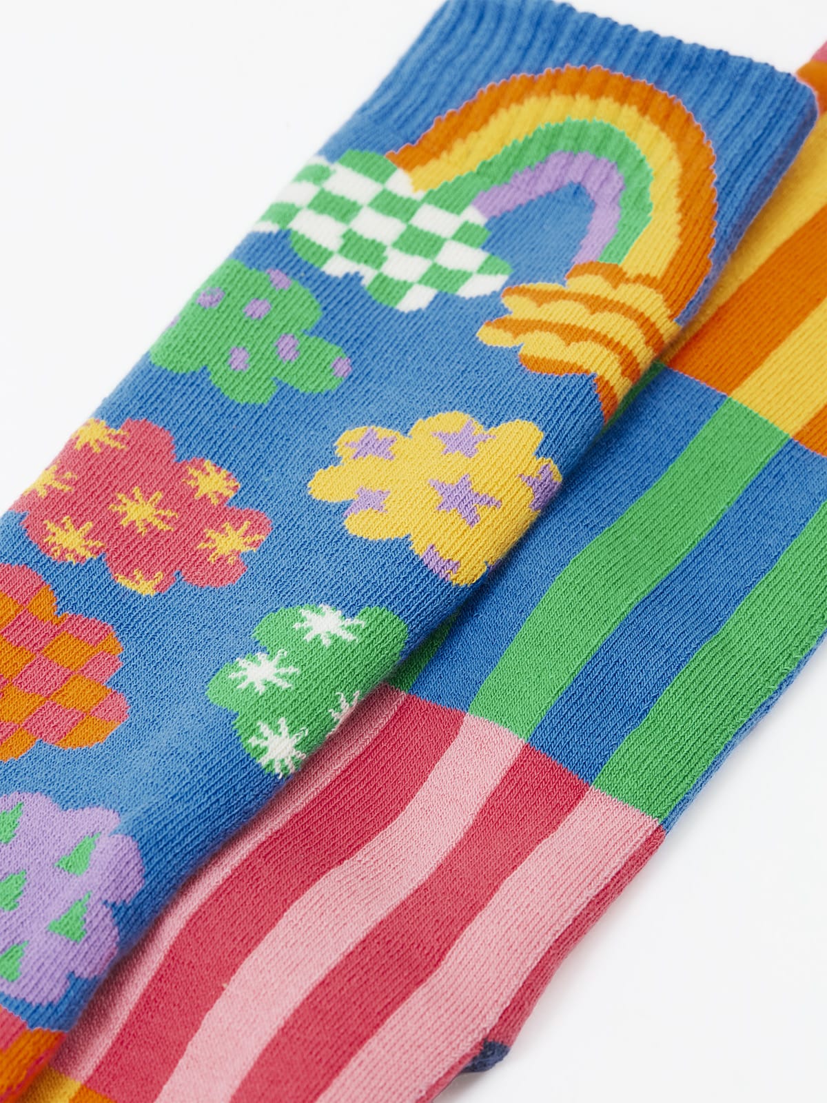 Brilliant Boot Socks 2 Pack Fun Frenzy Multipack