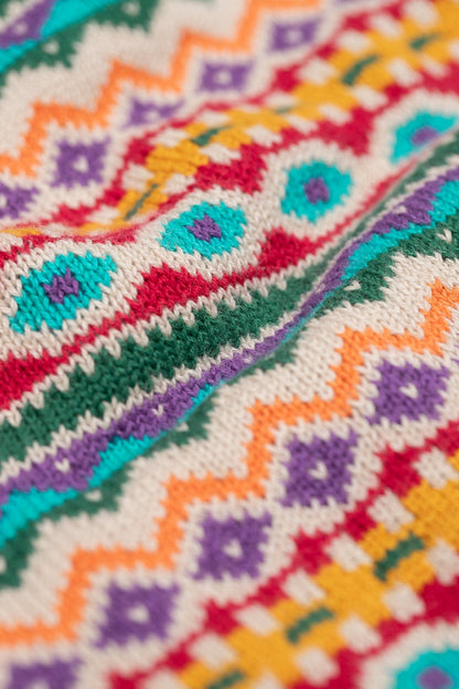 Fowey Bear Fairisle Knitted Jumper