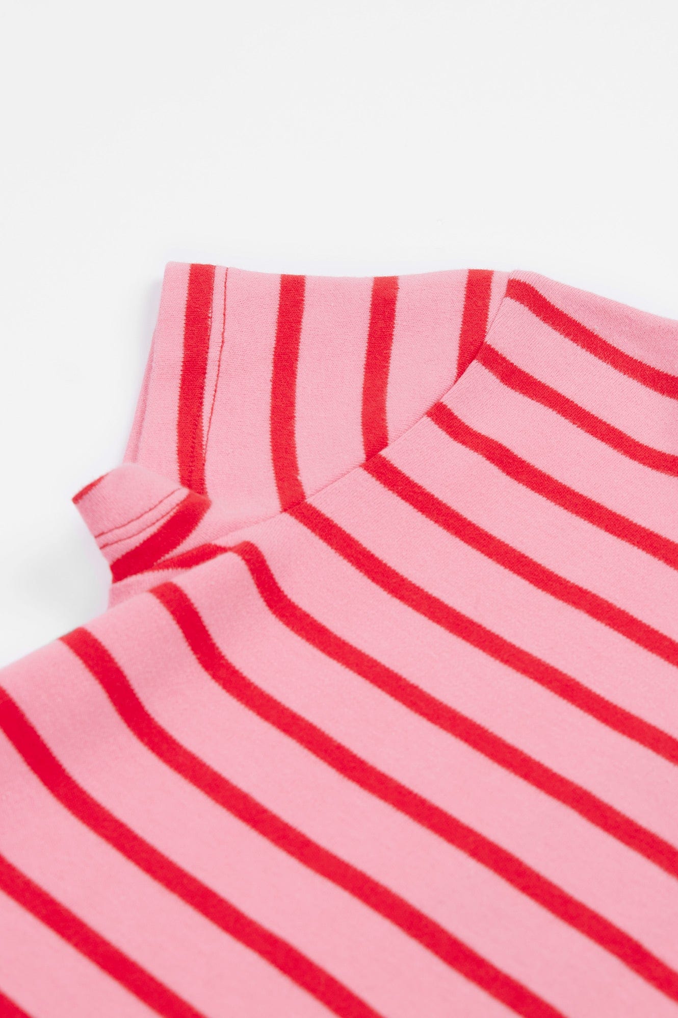 Camille Applique T-Shirt Stripe/Strawberry