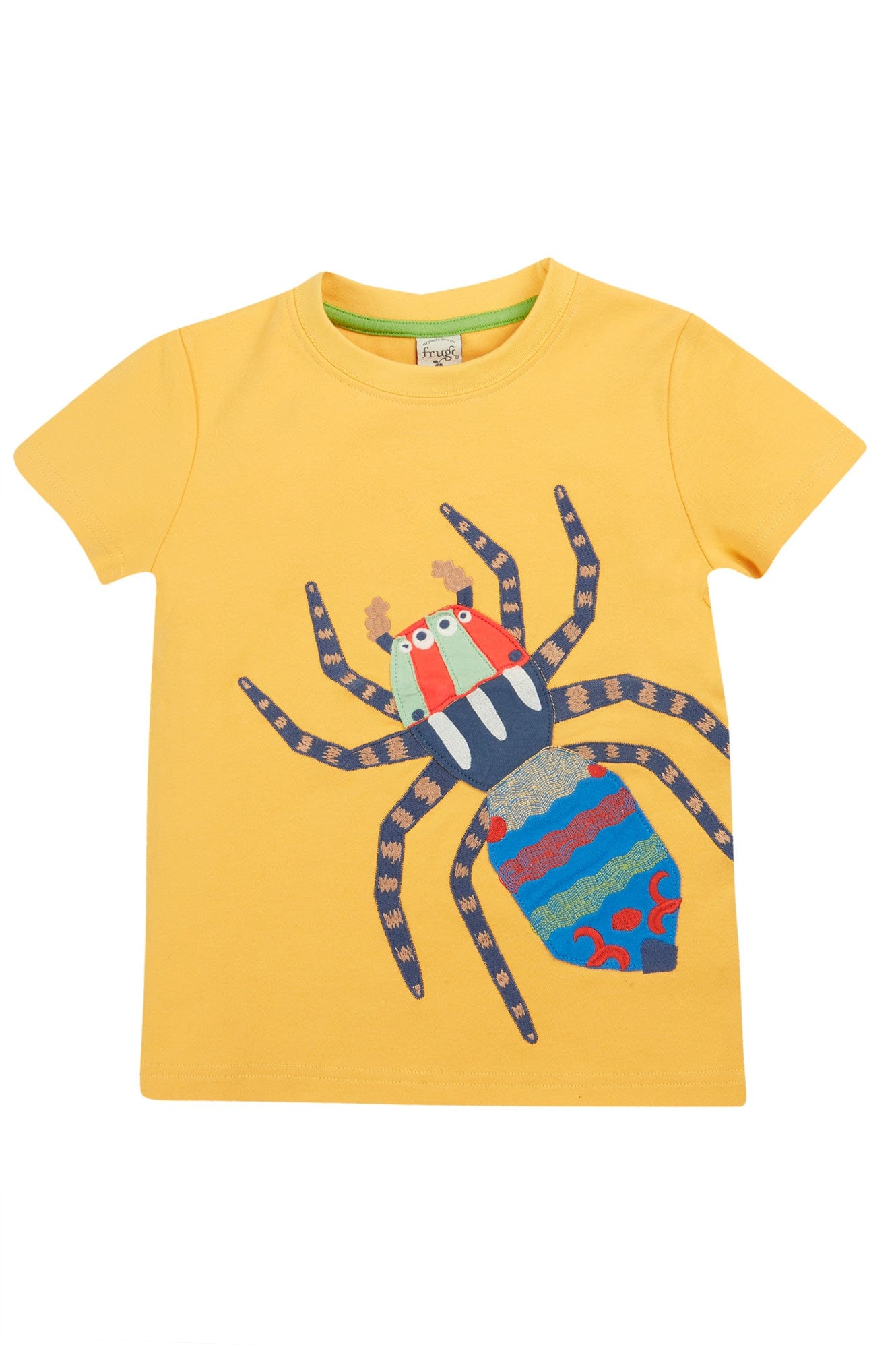 Carsen Peacock Spider Applique T-Shirt