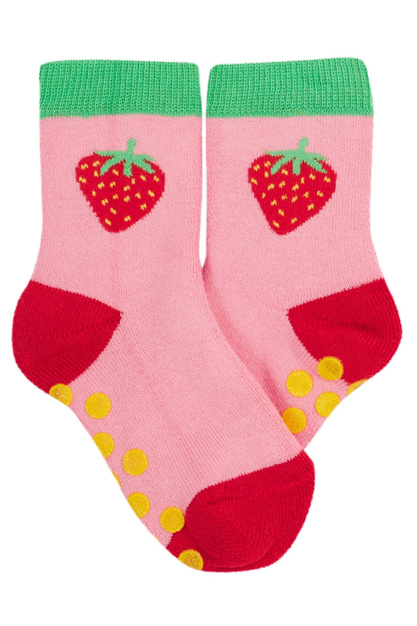 Grippy Strawberry Socks 2 Pack