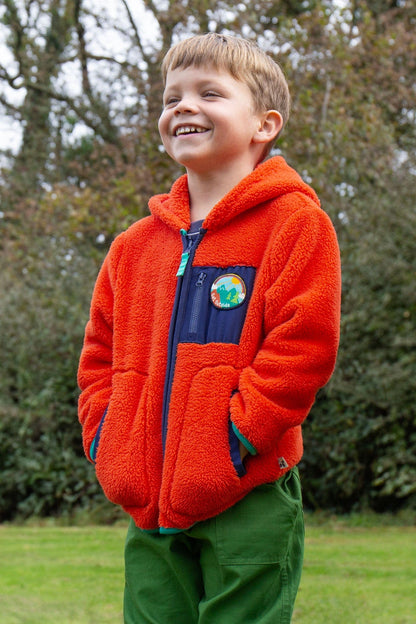 Toby Ted Fleece Jacket Bonfire