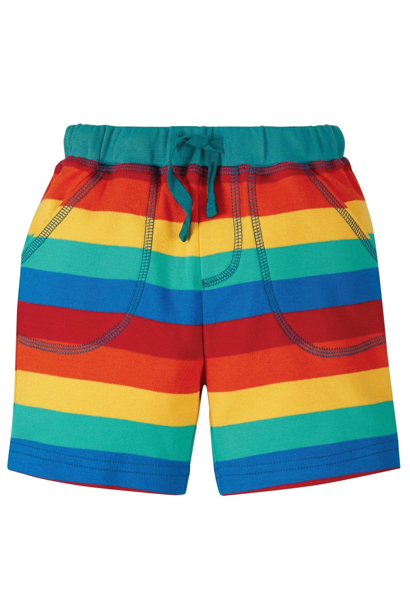 Little Stripy Shorts Rainbow Stripe