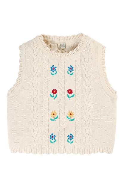 Marnie Embroidered Knitted Vest