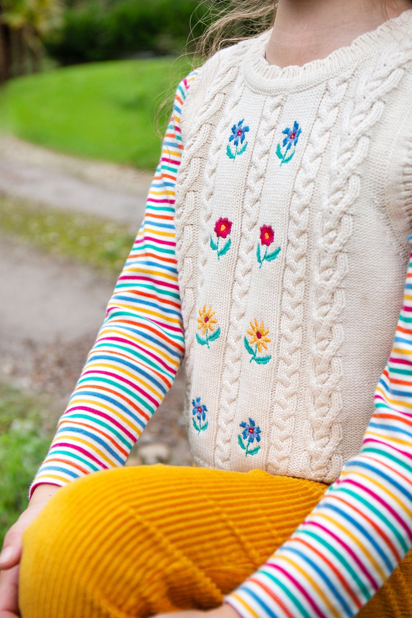 Marnie Embroidered Knitted Vest