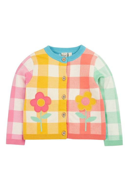 Maggie Daisy Check Cardigan