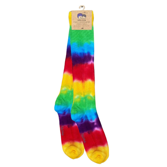 [Adult] Bamboo Seam Free Tie Dye Knee High Socks