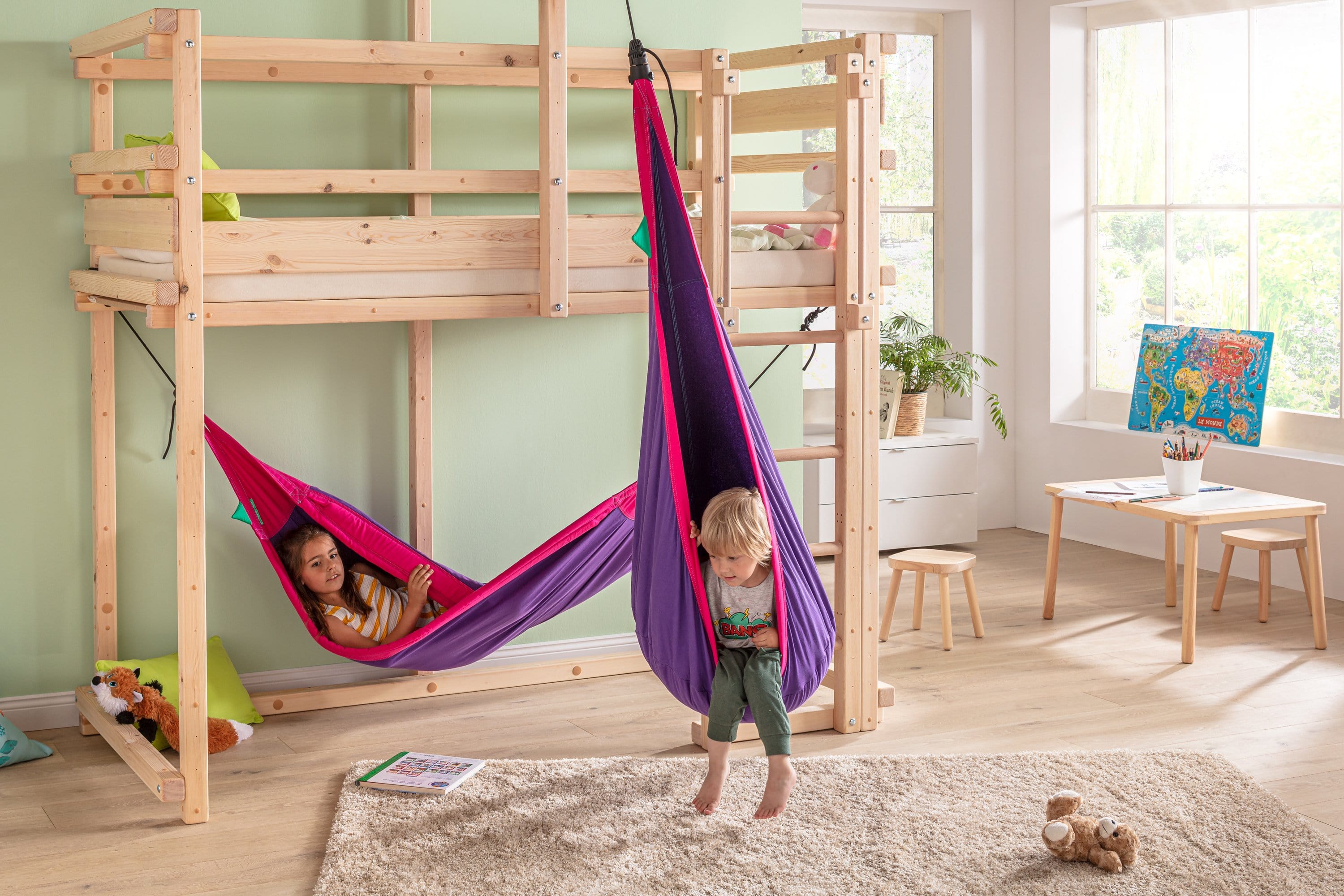 Joki Lilly Organic Cotton Kids Hanging Nest Vara Barn