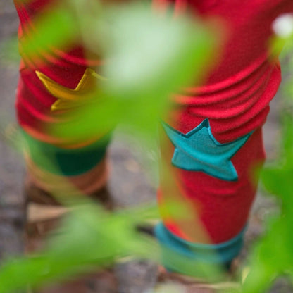 Red Knee Patch Star Joggers