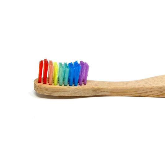 [Adult] Rainbow Bamboo Toothbrush