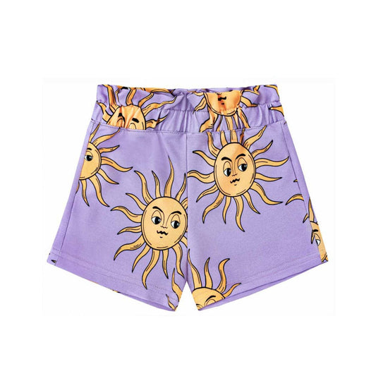 Sun Paperbag Shorts Purple
