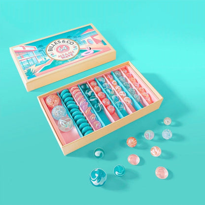 Miami Wave Marbles Box - 64 Pack